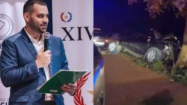 Director sanitario de Canindeyú muere en brutal choque