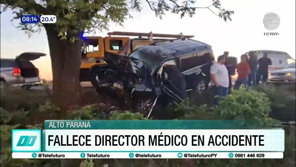 Alto Paraná: Fallece director médico en un accidente