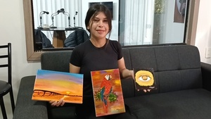 Joven artista plástica de Paso Barreto busca dar a conocer su talento - Concepción al Día