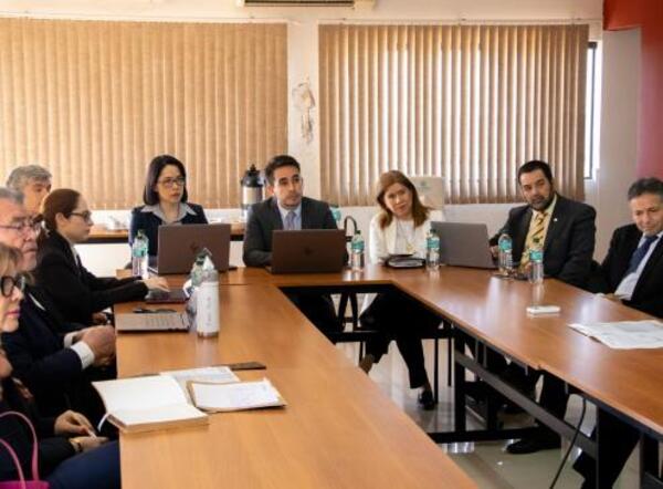 Magistrados judiciales fueron informados por el MEF sobre la situación deficitaria Caja Fiscal