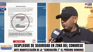 Ante movilizaciones como el de la generación Z, policía refuerza seguridad en Asunción