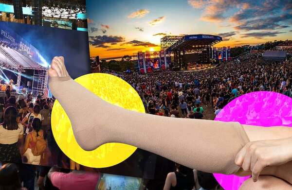 ¿Vas al Festival ReciclArte? Unas medias de compresión podrían ser justo lo que necesitás  - Estilo de vida - ABC Color
