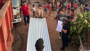Brindan asistencia a damnificados por el temporal en Concepción y distritos vecinos