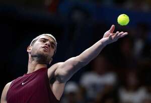 Alcaraz y brasileño Fonseca, en una exhibición en Miami - Tenis - ABC Color