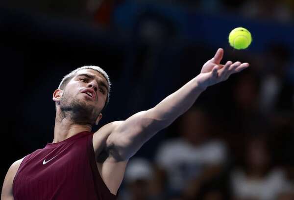 Alcaraz y brasileño Fonseca, en una exhibición en Miami - Tenis - ABC Color