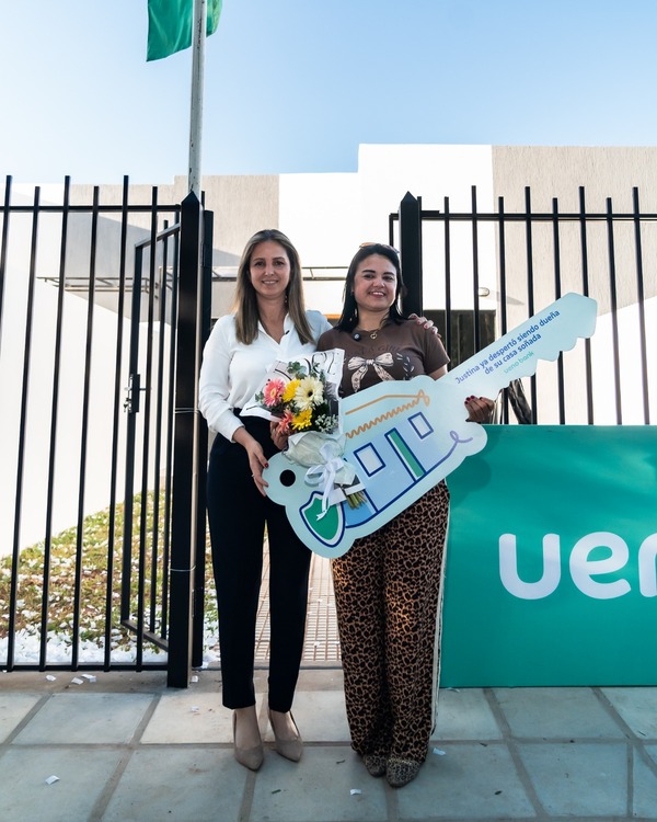 ueno bank cumple su promesa y anunció la ganadora de la casa propia - trece