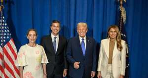 La Nación / Donald Trump ofreció recepción al presidente Santiago Peña y su esposa