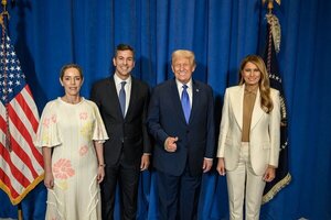 Peña logra la foto anhelada con Donald Trump