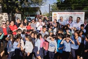 Municipalidad de Concepción inauguró cuatro obras en instituciones educativas y barrios - Concepción al Día