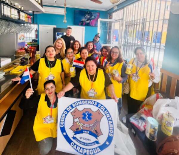 Paraguayos en España realizan colecta para bomberos de Carapeguá - Nacionales - ABC Color