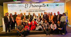 La Nación / Presentan “El Principito” en lengua de señas paraguaya con videolibro