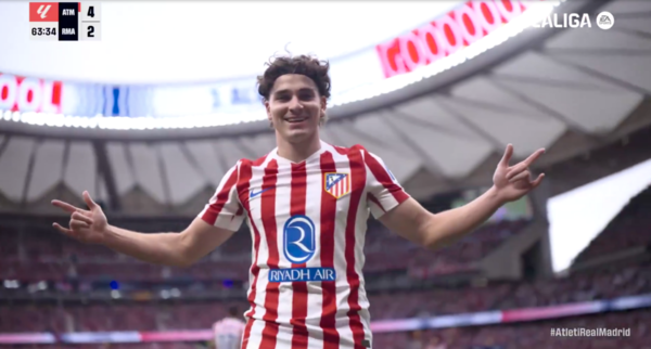 Versus / ¡Con doblete de Julián Álvarez! Atlético golea al Real en el Derby de Madrid