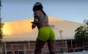 Popular / La maína de Olimpia empezó a patinar y contó que ya le gusta'i