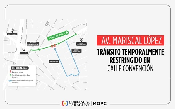 Bloqueo en ingreso a Fernando por Mariscal López por 10 días