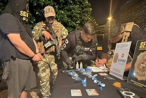 Desarticulan foco de distribución de cocaína y marihuana en San Lorenzo