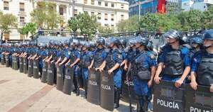 Diario HOY | Policía despliega operativo en Asunción para cubrir la movilización de jóvenes