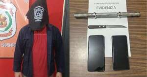 Diario HOY | Joven que iba a protesta en el microcentro fue detenido con un arma blanca