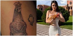 Popular / (VIDEO) ¡Fan se tatuó a la gallina de Laurys Dyva!