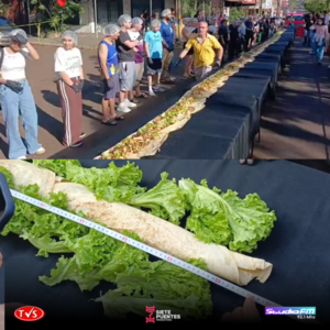 ENCARNACIÓN FUE ESCENARIO DEL SHAWARMA MÁS LARGO DEL MUNDO - «TVS DIGITAL»
