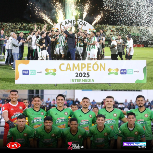 RUBIO ÑÚ CAMPEÓN  DE LA DIVISIÓN INTERMEDIA APF 2025 - «TVS DIGITAL»