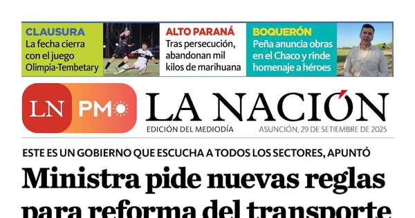 La Nación / LN PM: edición mediodía del 29 de setiembre