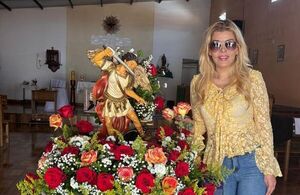 Popular / Karina Cardozo devota de San Miguel Arcángel:"El me hace invisible cuando hay peligro"