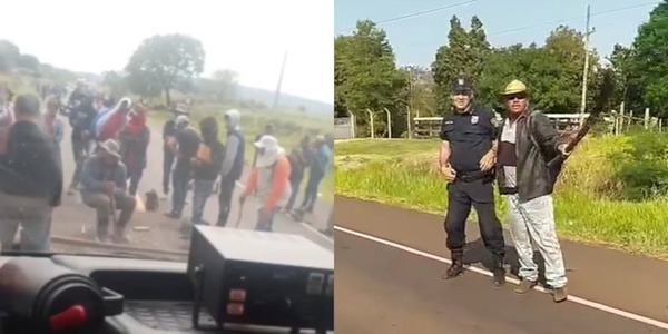 Protesta en Ybyrarobaná: campesinos bloquean ruta y retienen ambulancia - ADN Digital