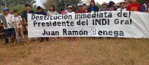Nativos anuncian endurecimiento del cierre de la Ruta PY02 en J. Eulogio Estigarribia - Nacionales - ABC Color
