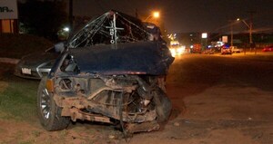 Violento choque en Capiatá deja un herido y sospechas de alcohol al volante