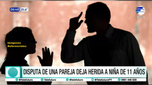 Niña de 11 años resulta herida durante una pelea entre sus padres en Asunción
