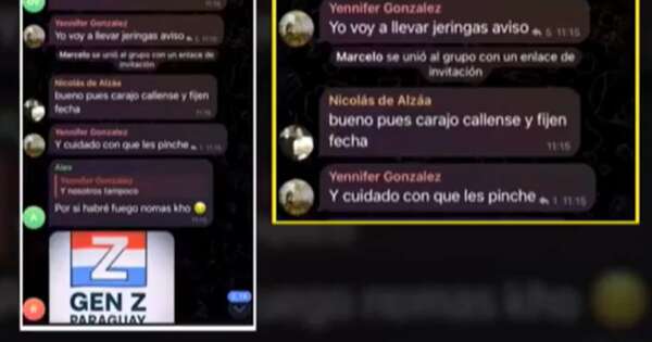 Diario HOY | Capturas de mensajes provienen de datos abiertos, según la Policía
