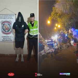 CONDUCTOR APREHENDIDO TRAS ACCIDENTE DE TRÁNSITO EN ENCARNACIÓN - «TVS DIGITAL»