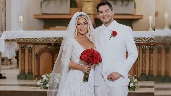 Junior Rodríguez romantiqueo en redes tras renovar sus votos matrimoniales con Fátima Román - Teleshow