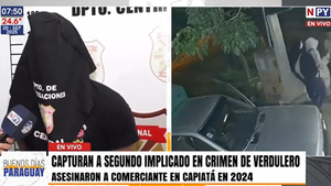 Muerte de verdulero: Cae presunto autor del disparo fatal a casi dos años