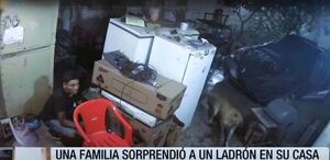 Intruso con antecedentes ingresó a una vivienda mientras la familia cenaba