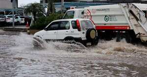 Diario HOY | Gran cantidad de agua caída en Asunción y Central, lluvias seguirán hasta el jueves