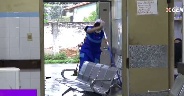 Diario HOY | Hospital de Mariano Roque Alonso quedó bajo agua