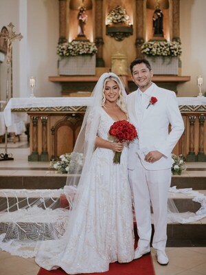Junior Rodríguez y Fátima Román celebran su primer año de casados