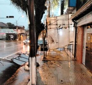 ANDE trabaja para reponer electricidad tras tormenta y pide paciencia a los usuarios