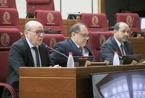 Presidente de la Corte, Dr. César Diesel expuso ante el Senado pedido de ampliación presupuestaria con recursos propios