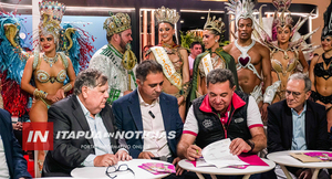 CARNAVAL ENCARNACENO FIRMA CONVENIO CON CARNAVAL DE GUALEGUAYCHÚ
