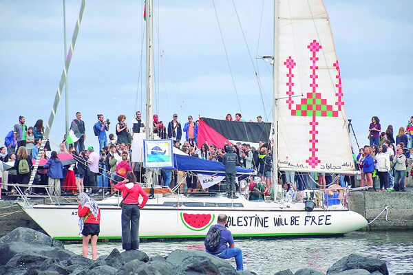 Mediterráneo por la Flotilla Global Sumud rumbo a Gaza