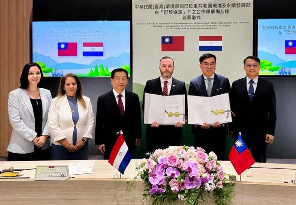 Paraguay firma con Taiwán un memorandum que lo consolida como líder regional en acción climática y conservación