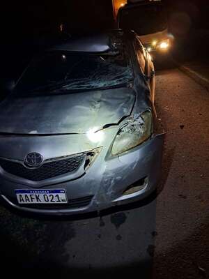 Intendente de Villa Franca sufre accidente al impactar contra un caballo en ruta PY 19 - Policiales - ABC Color