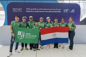 Estudiantes del Colegio Divina Esperanza brillan en la Expo-Sciences International 2025 en Abu Dhabi- Emiratos Árabes