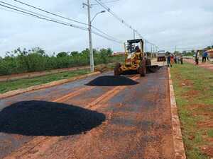 Reparan tramo dañado de la Avda. Pinedo con apoyo de la Municipalidad y el MOPC - Concepción al Día