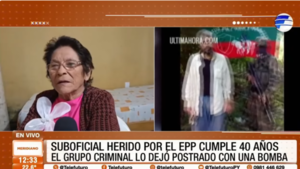Suboficial herido por el EPP cumple 40 años
