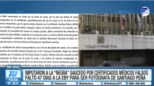 Imputaron a "La negra" Saucedo por reposos falsos