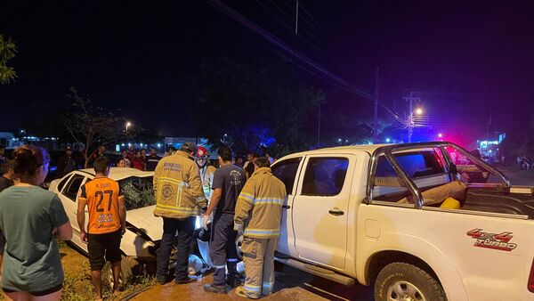 Accidente múltiple en Concepción: dos autos y una moto involucrados - Concepción al Día