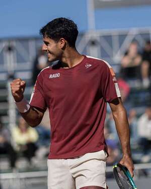 Tenis: Dani Vallejo, a cuartos de final - Polideportivo - ABC Color